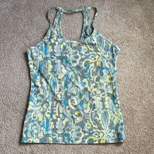 Eddie Bauer Travex Aster Activewear Abstract Print Tank Size XS